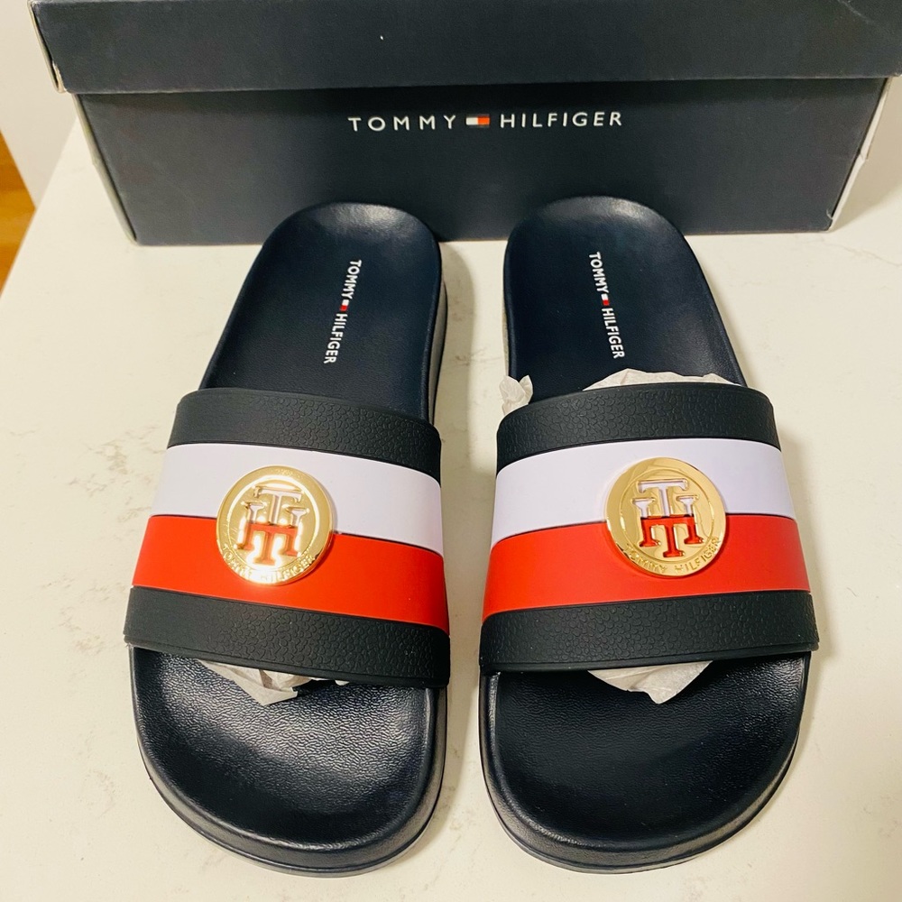 Brand New Tommy Hilfiger slide sandals